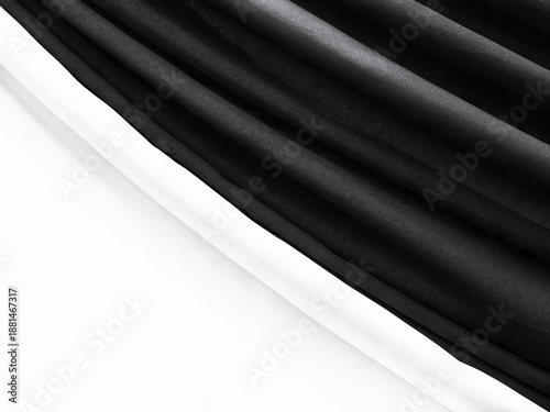 black satin fabric