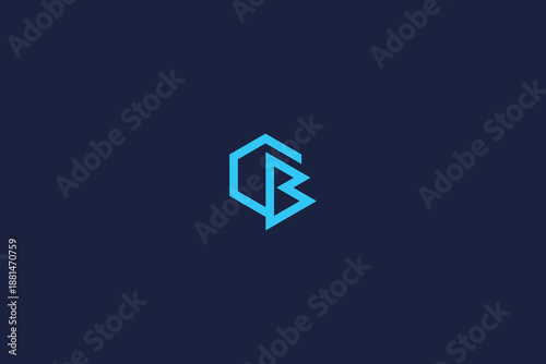 letter cb logo icon design template with vector inspiration logo simple design