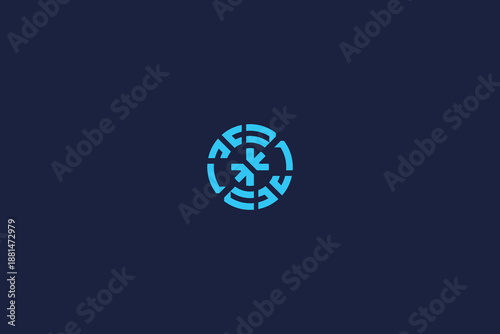 letter ee logo icon design template with circle vector inspiration logo simple design