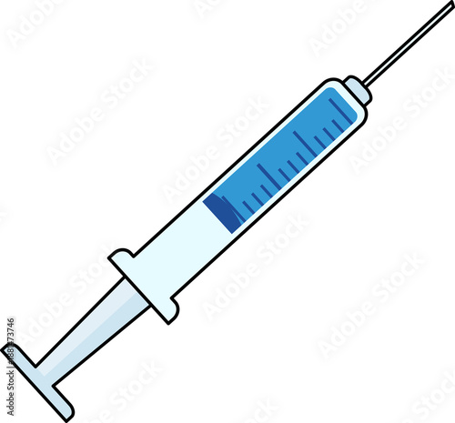 Tableau sur toile syringe with needle