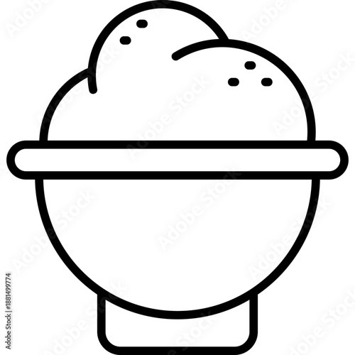 Dough Line Icon