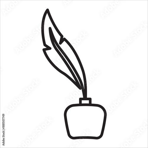 Write,book ,reading icon outline vector 