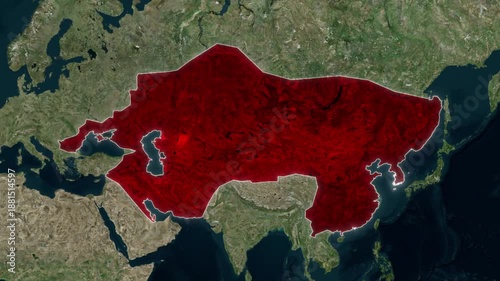 Historical Map Of The Mongol Empire Animation 1279 AD