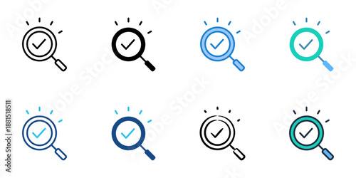 Inspecting icons set multiple style collection. Editable stroke 
