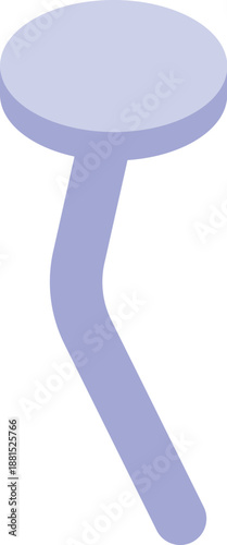 Prosthetic leg implant connecting joint bones, helping with mobility