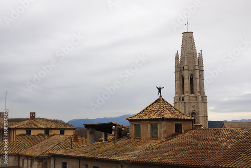 The church of Saint Felix in Girona, Spain                   