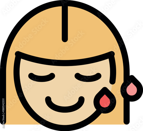 Woman enjoying skincare routine, applying moisturizing cream on her face for hydration and a healthy glow