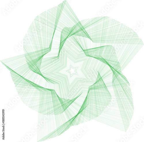 Green recycling symbol vector illustration isolated on a white background representing eco friendly waste conservation and nature reuse concepts