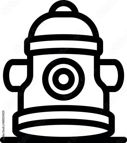 Fire hydrant standing ready for use in case of fire emergency, ensuring quick access to water for firefighters