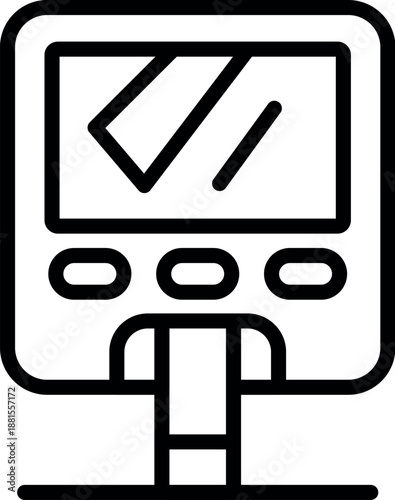 Glucometer displaying blood glucose level with test strip inserted, aiding diabetes management and monitoring