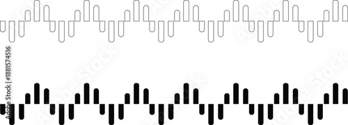 Abstract cardiogram heart beat wave vector illustration featuring a creative alphabet typography pattern with artistic line texture and grunge design elements on a conceptual paper wallpaper backgroun