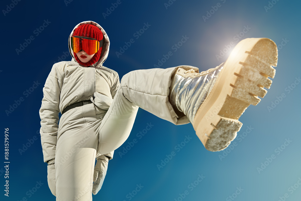 Obraz premium modern winter snowsuit