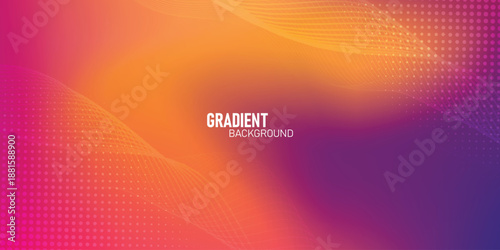 Grainy gradient wave abstract background with flowing particlesVibrant minimal abstract background with smooth gradient waves.pattern. Futuristic concept.