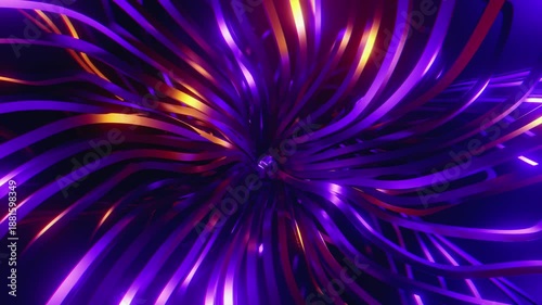 Wallpaper Mural Endless motion graphic of a high-tech pipe framework tunnel for club and concert visuals Torontodigital.ca