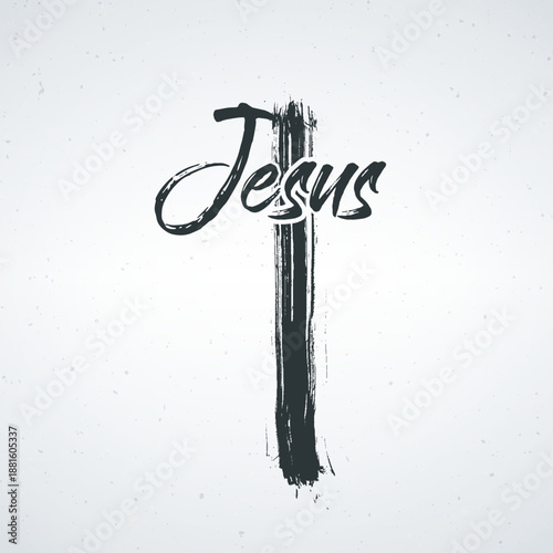 A simple yet powerful image of Jesus Christ on a white background