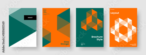 Modern Business Presentation Template. Geometric Background Layout. Isolated Book Cover Design. Brochure. Poster. Report. Banner. Flyer. Magazine. Catalog. Newsletter. Journal. Brand Identity