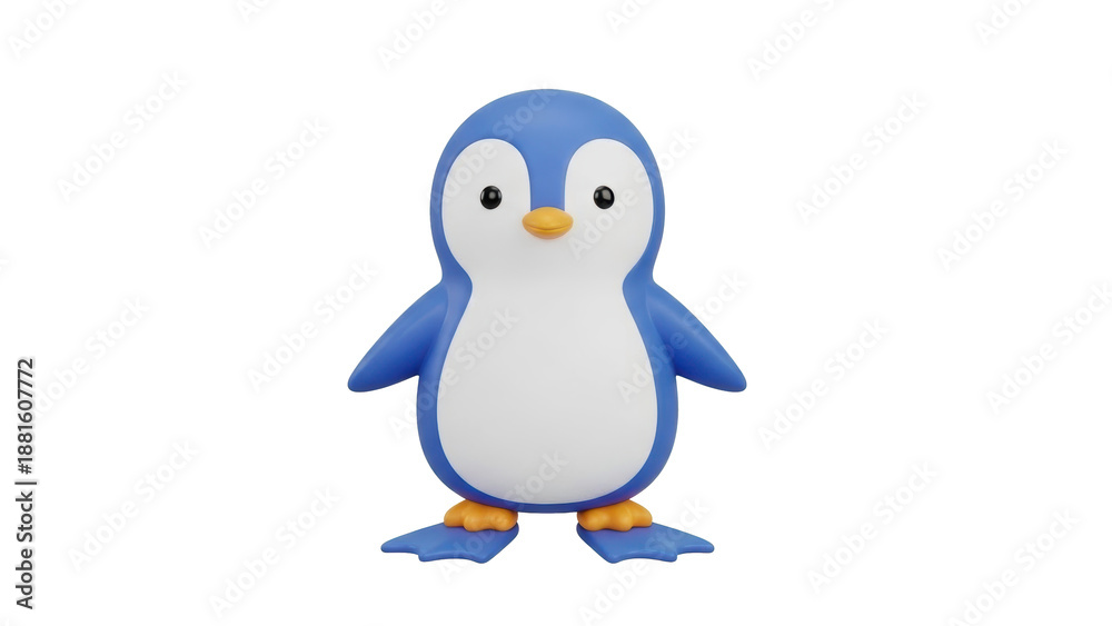 Obraz premium A colorful seagull figurine with outstretched wings stands on a rock, showcasing its vibrant feathers and detailed design, viewed from the side.