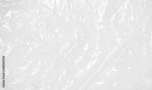 Valokuva Crumpled translucent plastic png texture overlay, transparent background