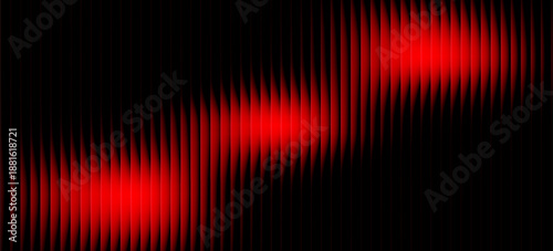 Abstract glowing gradient wave background in deep red yellow and black with soft neon light flow, futuristic texture, and modern curved lines for elegant digital wallpapers.