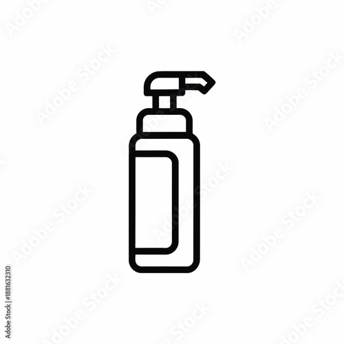 Hand sanitizer dispenser isolated on white background, Vector, illustration