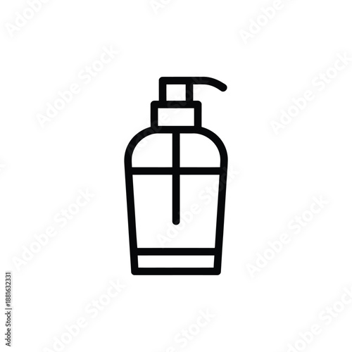 Hand sanitizer dispenser isolated on white background, Vector, illustration