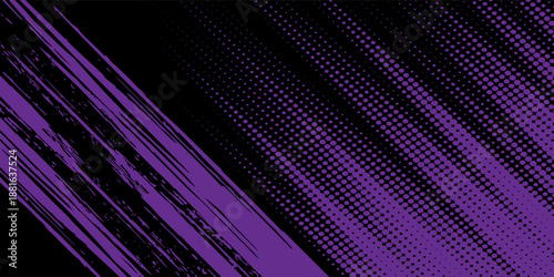 purple black brush wrap car sticker pattern abstract banner sporty lines black purple grunge color combination brush pattern racing motorsport design, modern.