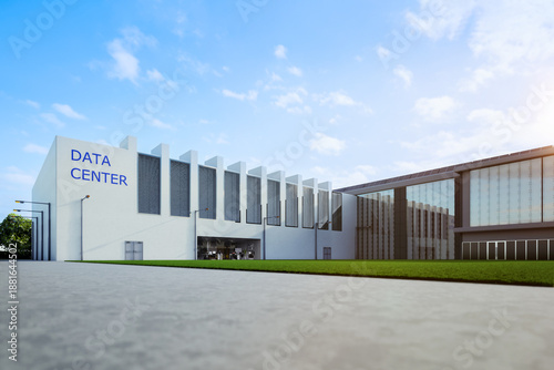 Data center building exterior