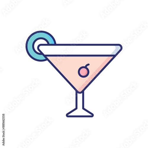 White Lady vector icon