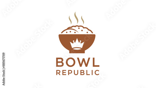 Bowl Republic Logo with Crown Design.