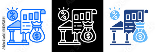 Fiscal Policy triplestyle icon