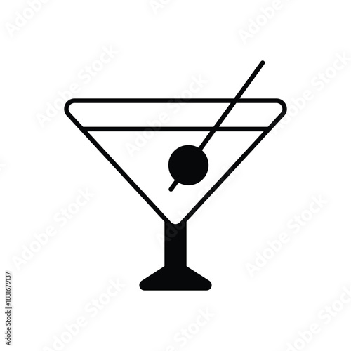 Martini  vector icon