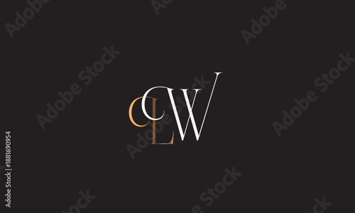 LW, WL , W , L , Abstract Letters Logo Monogram