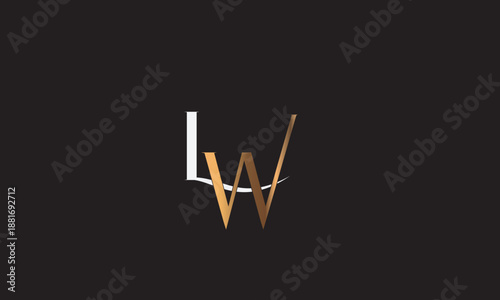 LW, WL , W , L , Abstract Letters Logo Monogram