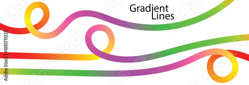 colorful gradient line Swirl Color Gradient Lines  colorful gradient wave creative design templates