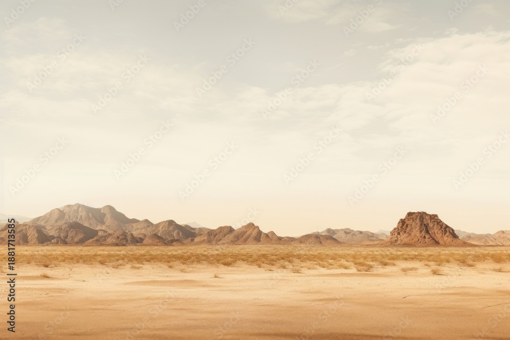 Fototapeta premium Desert hills landscape outdoors nature.