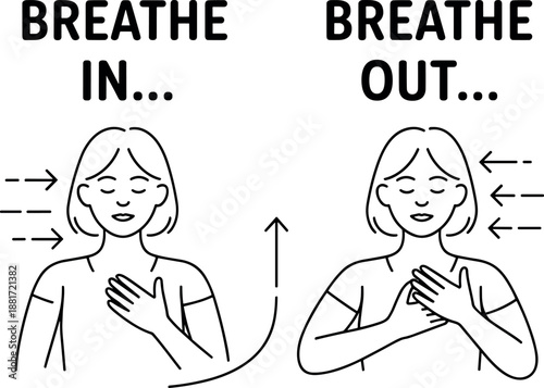 Relaxation techniques for stress relief and calming mindfulness meditation breathing exercises