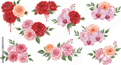 Black silhouette of a tropical beach scene with palm trees and sun