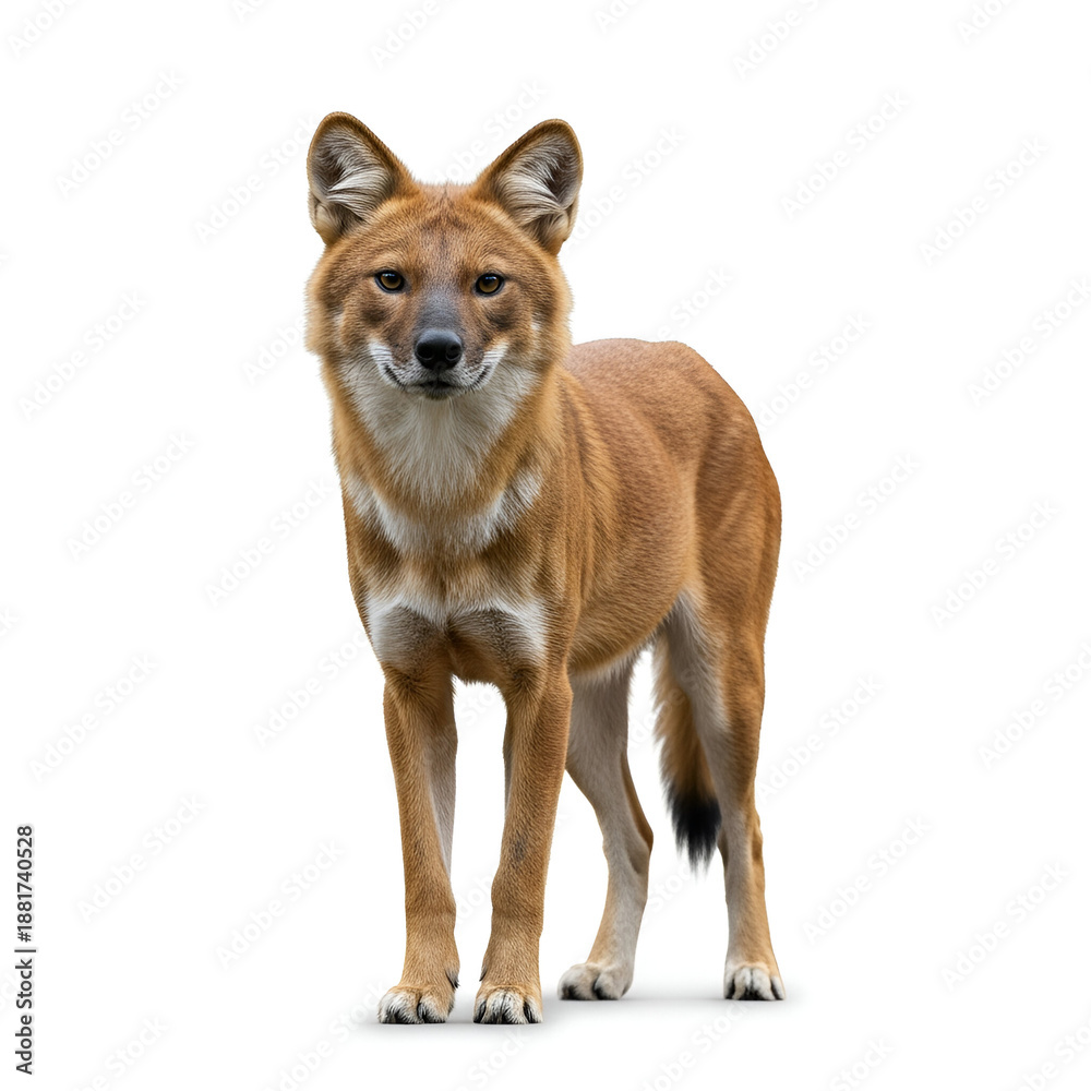 Obraz premium Dhole wild dog wildlife animal portrait