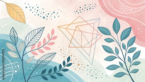 : Modern surreal digital collage art featuring abstract female silhouette with celestial stars and vintage floral elements