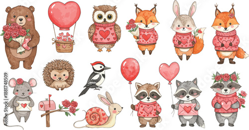 A majestic deer standing in a forest surrounded by trees and foliage in warm autumn colors