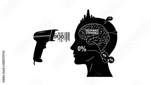 Technology scanning human mind with data and information flow