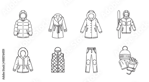 Winter clothing collection