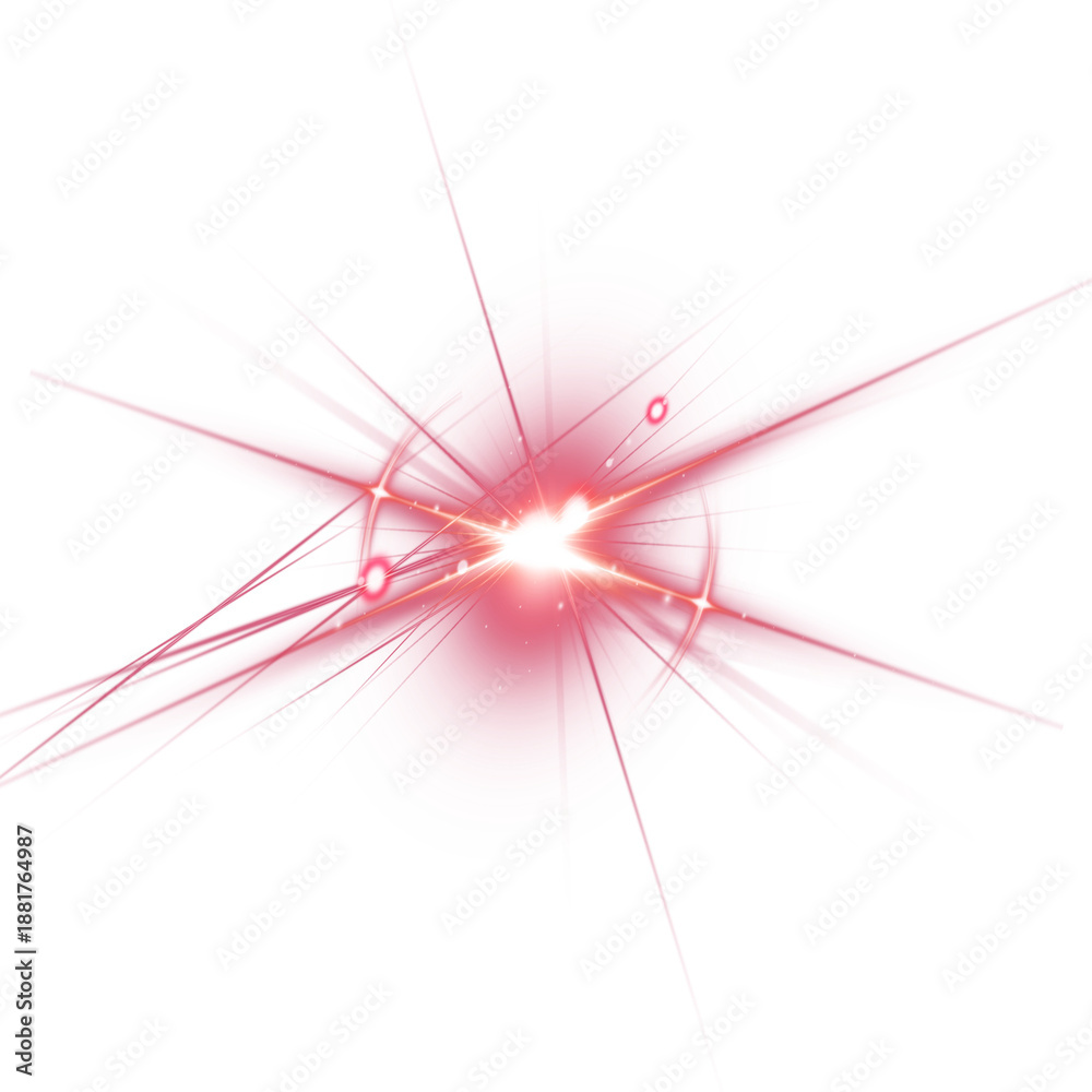 Obraz premium Glowing pink sparkle with energy burst