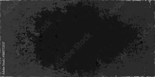 A dark textured void with a roughly circular distressed edge