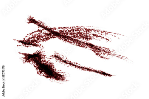 Фотография blood stains isolated on white