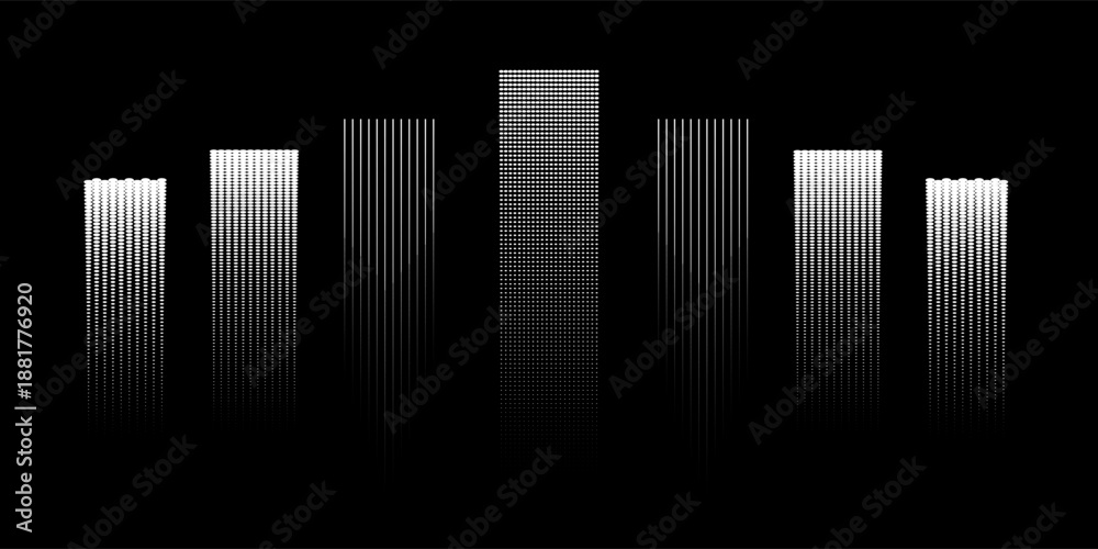 Obraz premium vector of graphical urban cityscape