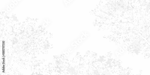 Delicate branches with sparse blossoms create a minimalist ethereal spring scene