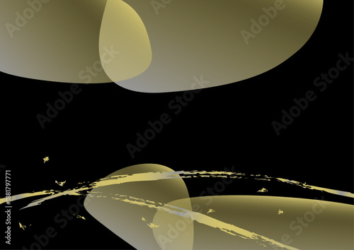 和風で豪華なイメージの壁紙素材