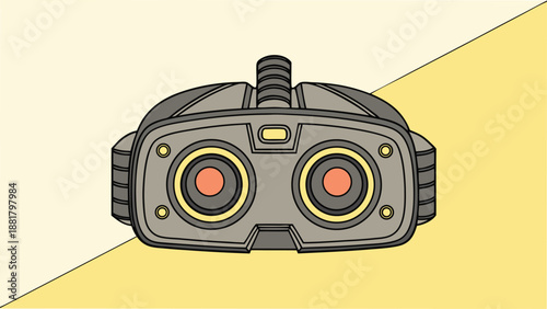 Virtual Reality Headset Illustration VR headset goggles