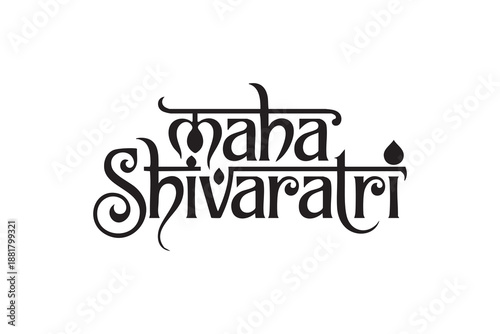 Maha Shivaratri Typography Lettering Designs – Modern Calligraphy & Creative Text Art
